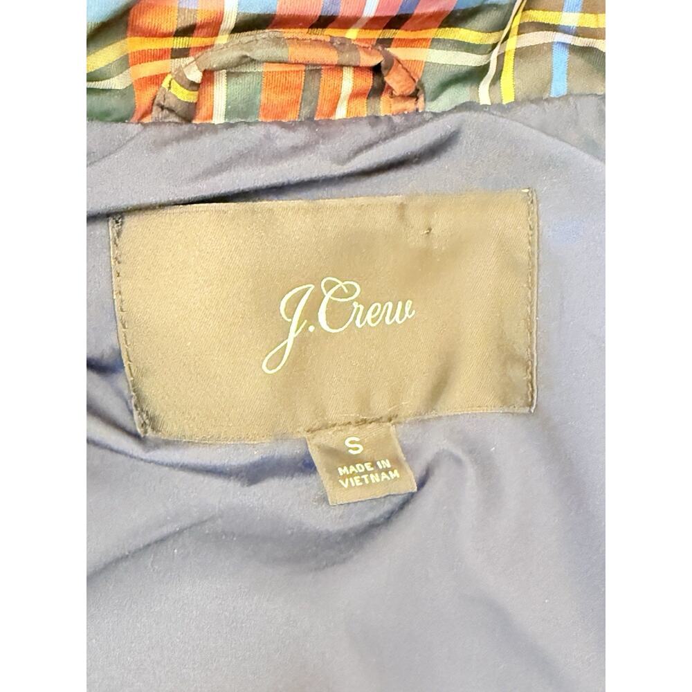 J. Crew Zip Up Stewart Plaid Excursion Puffer Vest - Picture 4 of 11